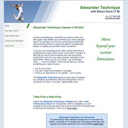 Alexander Technique Website Design | Shape #04