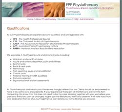 Physiotherapy Website Design | Shape #04