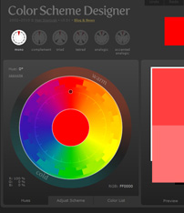 Colour Picker. color scheme designer