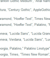 Web Fonts | Fonts for the Web | Web Safe Fonts | Best Fonts for the Web. safe for web css